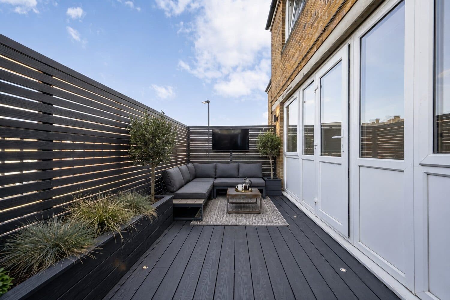 What a private terrace really adds to an East London flat